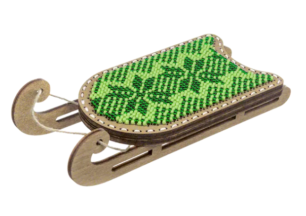 .Siuvinėjimo karoliukais rinkinys Žalios Rogės (Wonderland FLK-467)